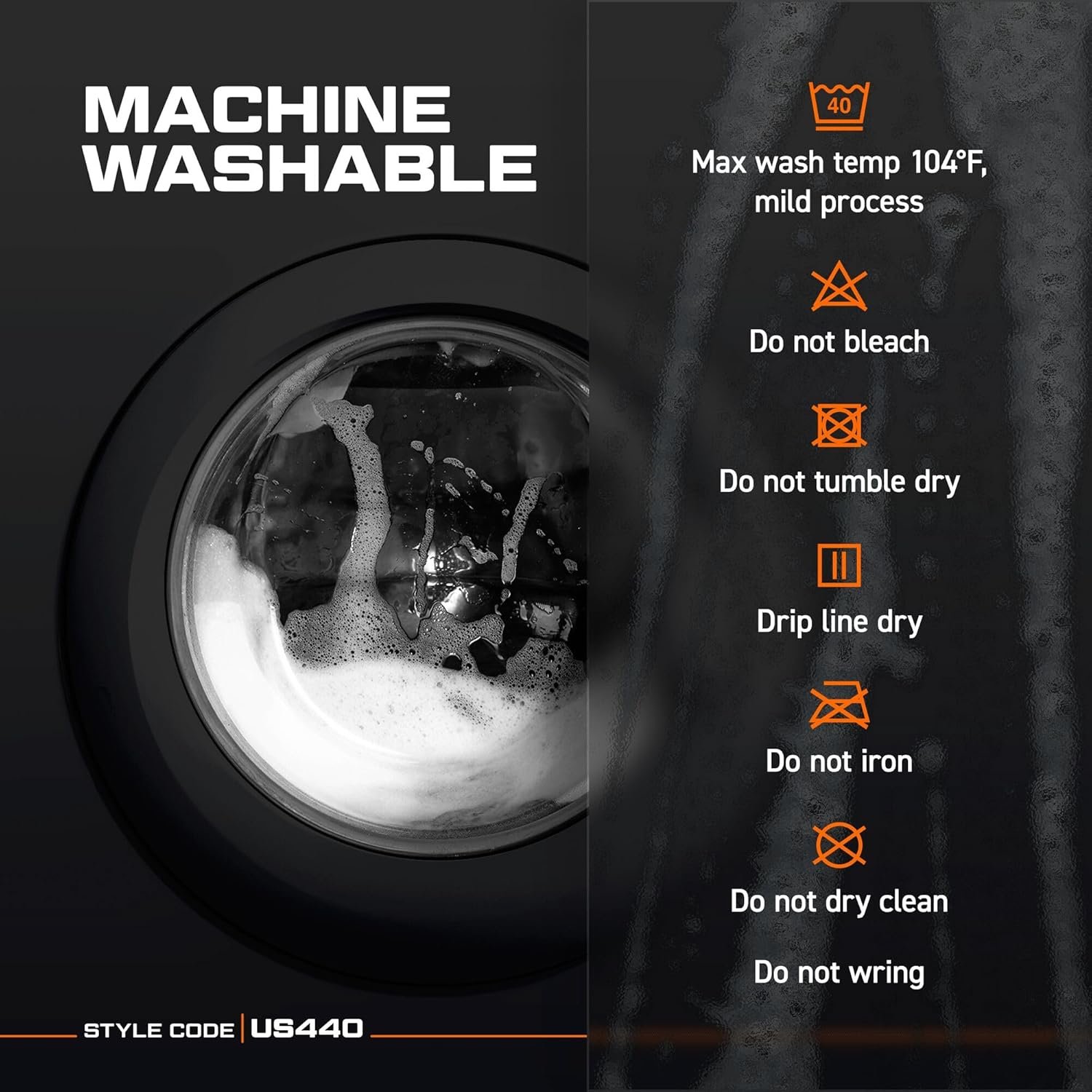 Portwest US440 Men's Waterproof Rain Jacket - Lightweight Du... - Image 6