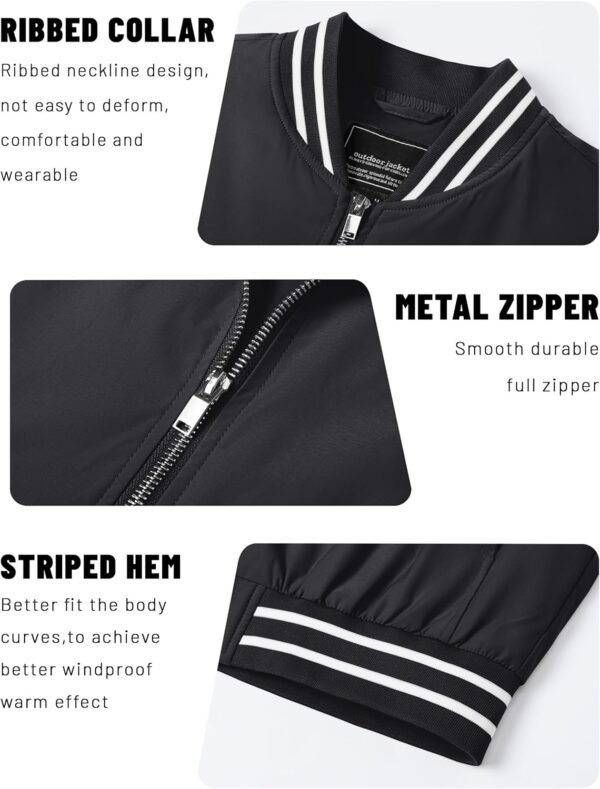 TACVASEN Men's Lightweight Jacket Casual Spring Fall Windbre...