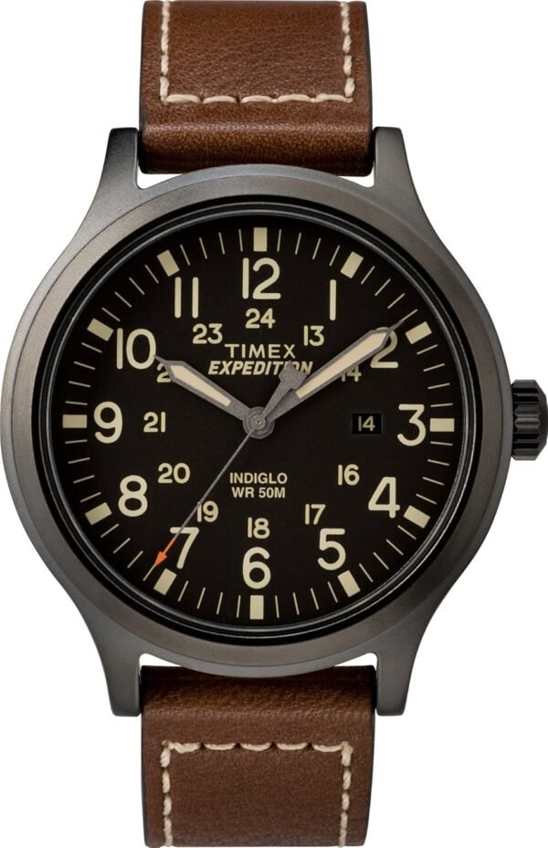 Timex Men's Expedition Scout 43mm Watch – Black Dial & Case ...