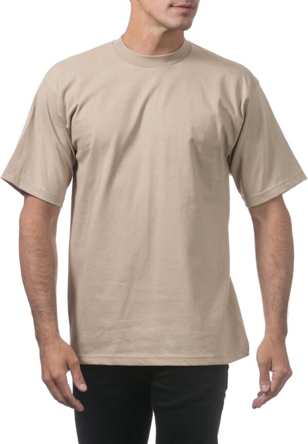 Pro Club Men's Heavyweight Cotton Short Sleeve Crew Neck T-S...