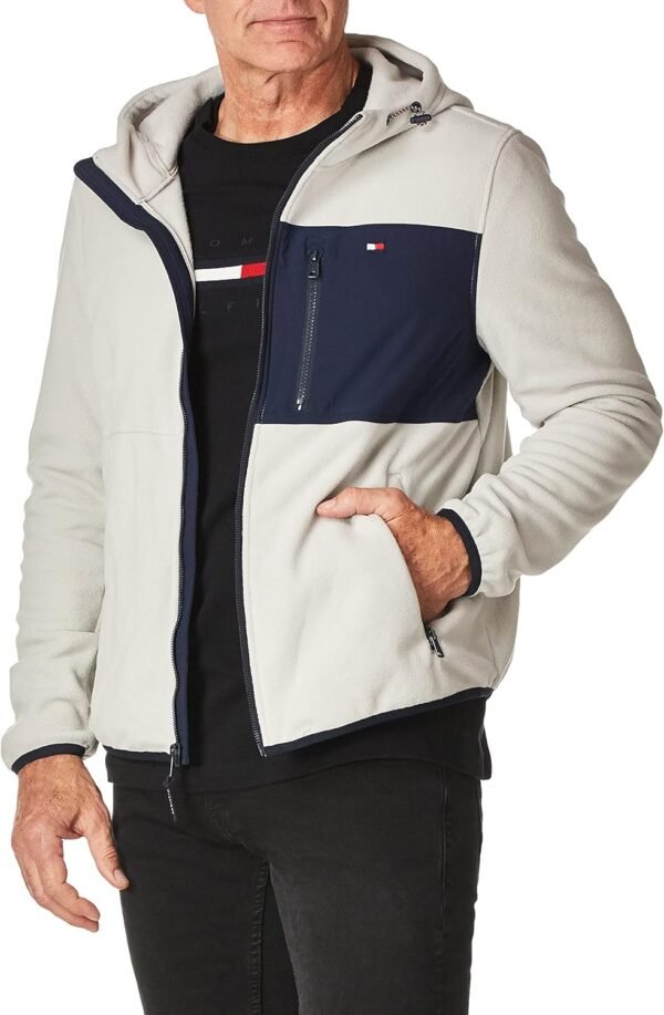 Tommy Hilfiger Men's Hooded Performance Fleece Jacket