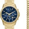 A|X Armani Exchange Chronograph Dress Watch for Men with Sta...