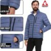Gerry Packable Puffer Jacket Men, Warm Lightweight Winter Ja...