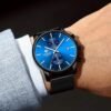 GOLDEN HOUR Mens Watch Fashion Sleek Minimalist Quartz Analo...
