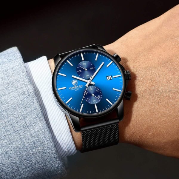 GOLDEN HOUR Mens Watch Fashion Sleek Minimalist Quartz Analo...