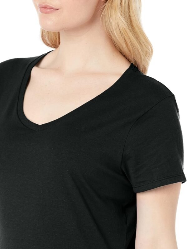 Hanes Perfect-T V-Neck T-Shirt, Cotton Short Sleeve Tee for ...