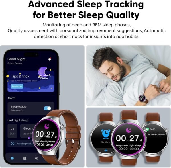 W50 Smart Watch (Answer/Calls), 1.52’’ HD Smart Watches for ...