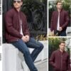 KEFITEVD Men's Jacket Casual Windproof Bomber Jackets Full Z...