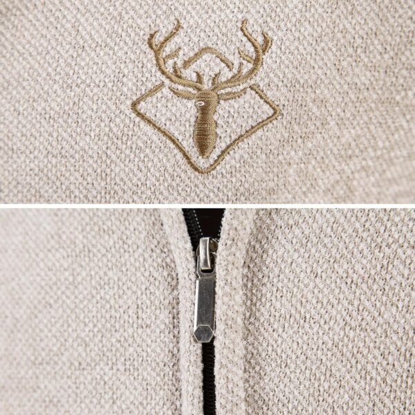 Mylldey Mens Casual Full Zip Cardigan Sweaters Cable Knit Ja...