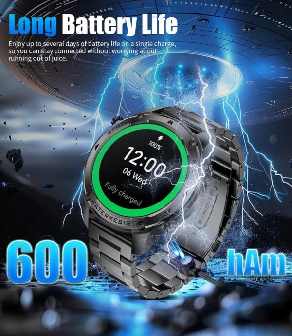 GPS Smart Watch for Men(Answer/Make Call),6 Satellite Positi...