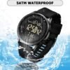 Mens Digital Waterproof Military Watch for Men Black Dive Ta...