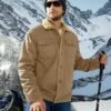 MAGCOMSEN Men's Winter Jacket Lined Sherpa Jacket Warm Truck...