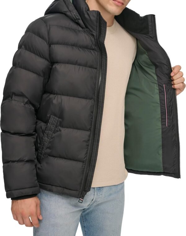 Tommy Hilfiger Men's Down Alternative Hooded Puffer Jacket (...