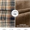 Men's Denim Jacket with Flannel Lined Jean Jackets Cowboy Cu...