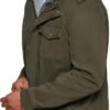 Levi's Men's Washed Cotton Hooded Military Jacket