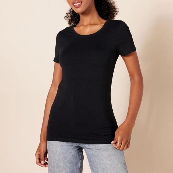 Amazon Essentials Women's Classic-Fit Short-Sleeve Crewneck ...