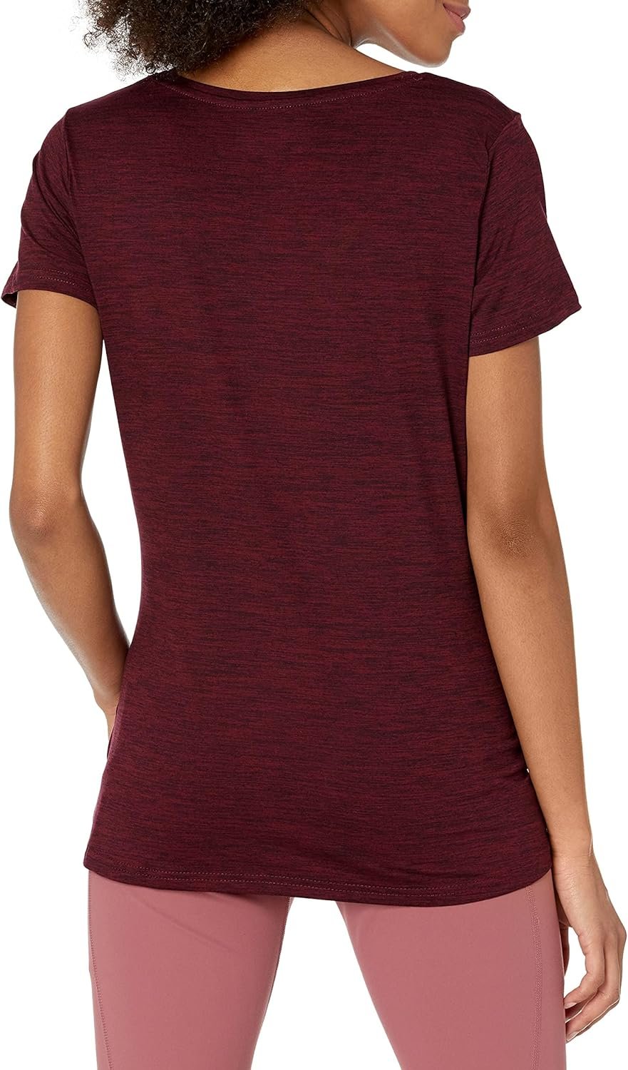 Amazon Essentials Women's Tech Stretch Short-Sleeve V-Neck T... - Image 4