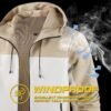 AFILOK Men's lightweight outdoor jacket with water resistant...