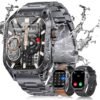 LIGE Military Smart Watch for Men(Call Receive/Dial) with 3 ...