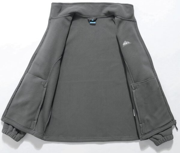 Men's Soft Polar Fleece Jacket with Pockets Lightweight Outd...