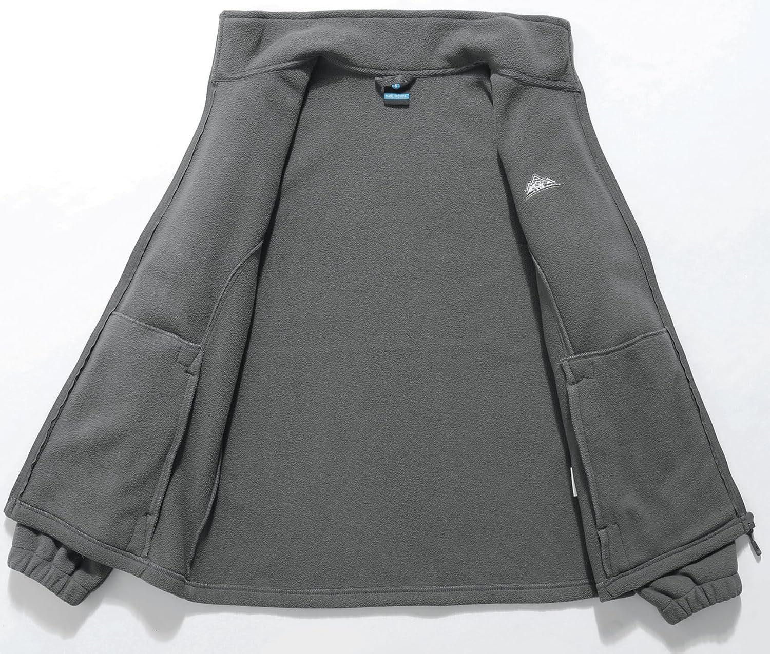 Men's Soft Polar Fleece Jacket with Pockets Lightweight Outd... - Image 4