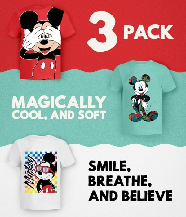 Disney Mickey Mouse T-Shirt (Sets) Donald Duck Goofy Pluto G...