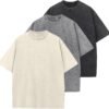 Men's Cotton T-Shirts Oversized Unisex Short Sleeves Casual ...