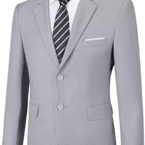 Men Blazer Sports Coat 2 Button Slim Fit Suit Jacket for Bus...