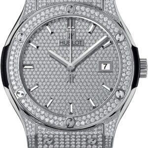 Hublot Classic Fusion Titanium Full Pave 42 Watch 542.NX.901...
