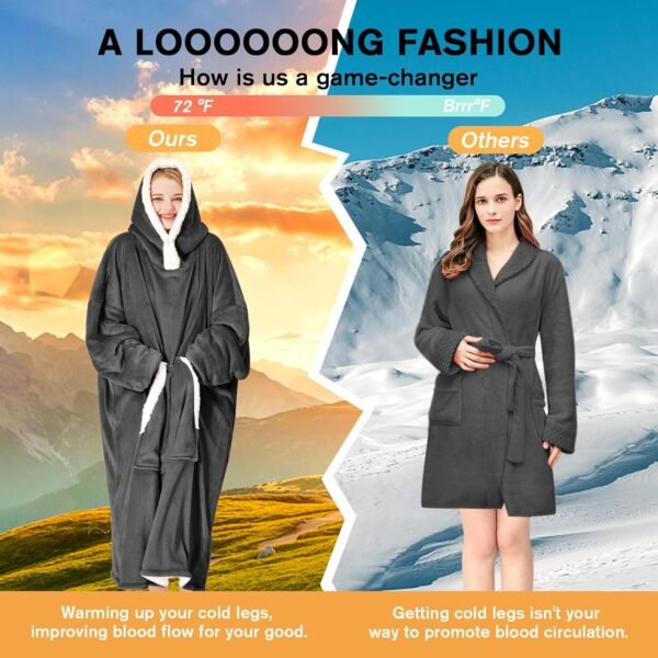 yescool Wearable Blanket Hoodie - Birthday Christmas Gifts f...