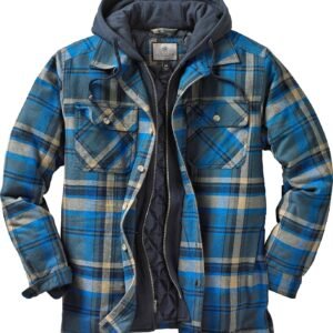 Legendary Whitetails Men's Maplewood Hooded Shirt Jacket