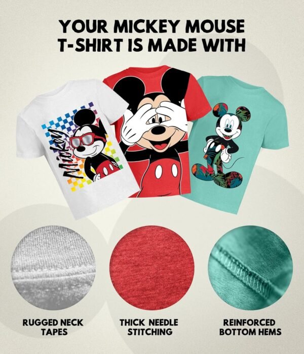 Disney Mickey Mouse T-Shirt (Sets) Donald Duck Goofy Pluto G...