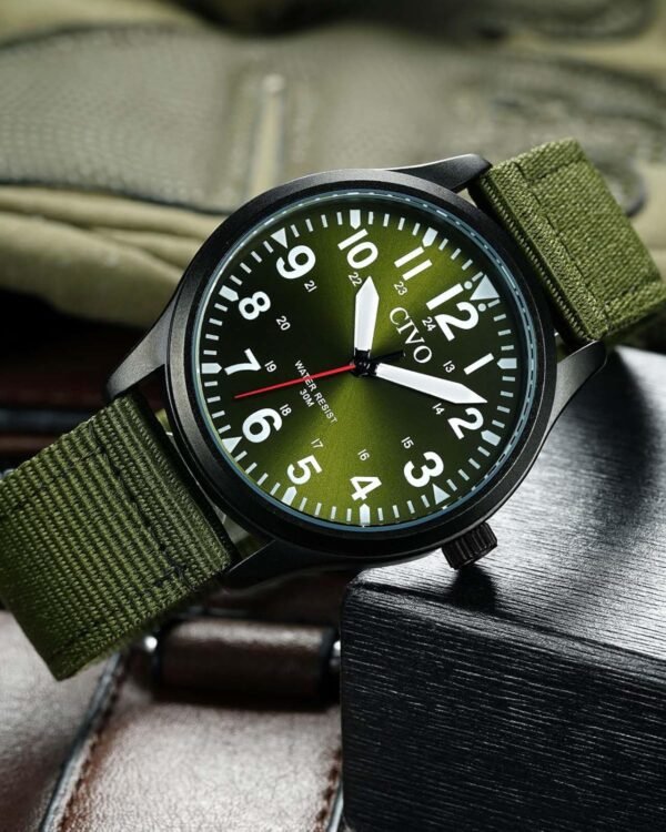 CIVO Military Watch for Men Waterproof: Analog Mens Watches ...