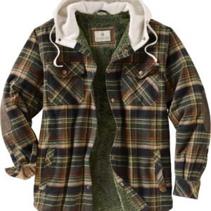 Legendary Whitetails Men's Camp Night Berber Lined Hooded Fl...