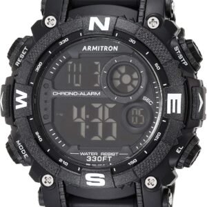 Armitron Sport Men's Digital Chronograph Resin Strap Watch, ...