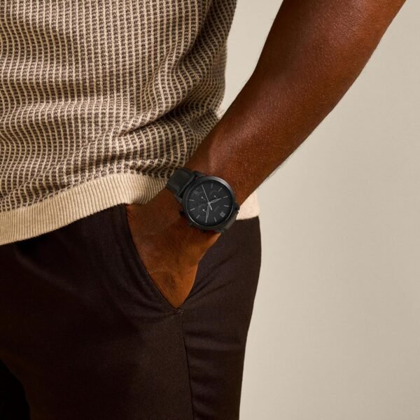 Fossil Men's Neutra Quartz Stainless Steel and Leather Chron...