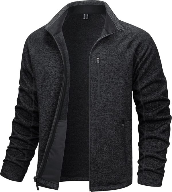 TACVASEN Men's Fleece Jackets Coats Lightweight Hiking Sweat...