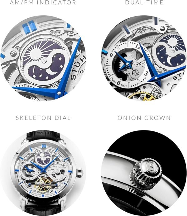 Stuhrling Original Legacy Men's Automatic Watch Stainless St...