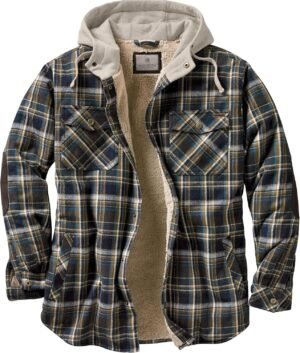 Legendary Whitetails Men's Camp Night Berber Lined Hooded Fl...