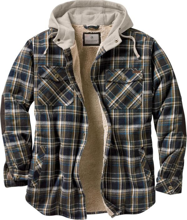 Legendary Whitetails Men's Camp Night Berber Lined Hooded Fl...