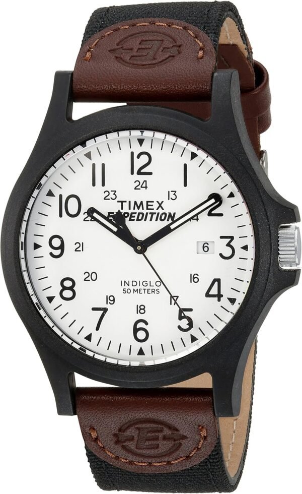 Timex Men's Expedition Acadia 40mm Watch – Black Case Black ...