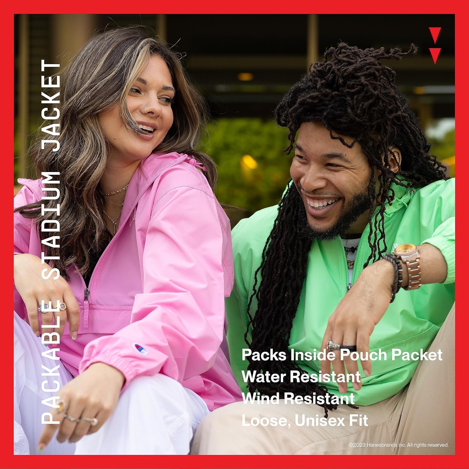 Champion Men's Jacket, Stadium Packable Wind and Water Resis... - Image 5