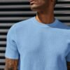 PJ PAUL JONES Men's T-Shirts Casual Knit Short Sleeve Crewne...