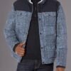 Levi's Men's Mixed Media Quilted Puffer Jacket with Sherpa L...