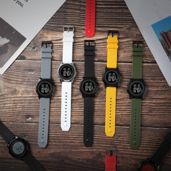 Mens Watch Ultra-Thin Digital Sports Watch Waterproof Stainl...