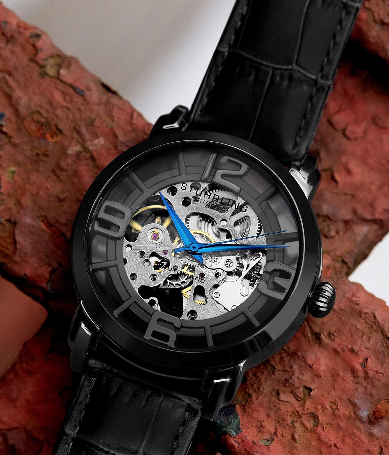 Stuhrling Original Skeleton Automatic Dress Watch - Mens Win... - Image 3