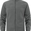Men's Soft Polar Fleece Jacket with Pockets Lightweight Outd...