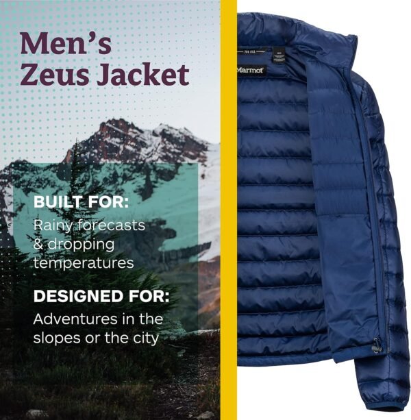 MARMOT Men's Zeus Jacket - 700-Fill Insulated, Water-Resista...