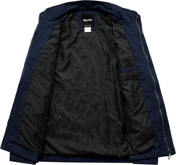 wantdo Men's Cotton Lightweight Jacket Military Jacket Casua...