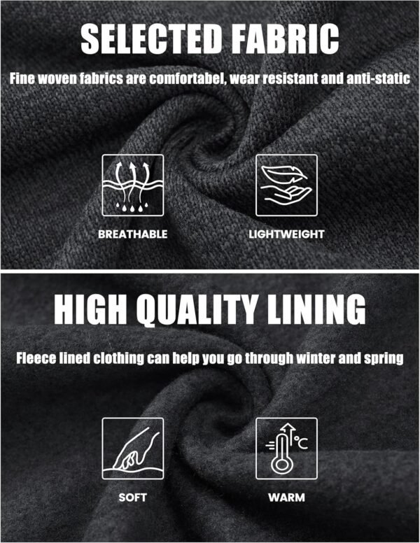 TACVASEN Men's Fleece Jackets Coats Lightweight Hiking Sweat...